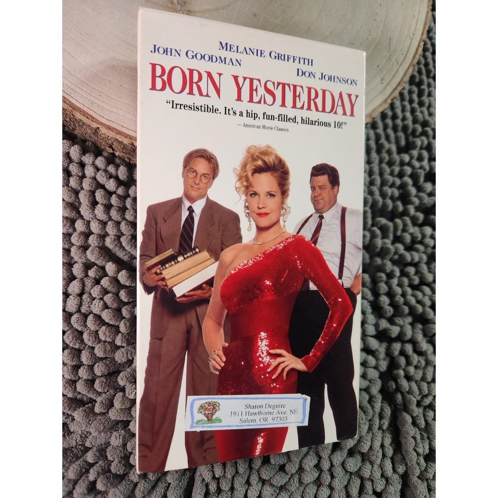Born Yestrday [CC] (VHS, 1993, Hollywood Pictures) Melanie Griffith/Don Johnson!